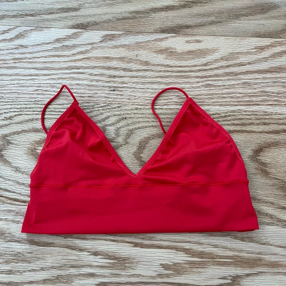 Tiger mist red bralette